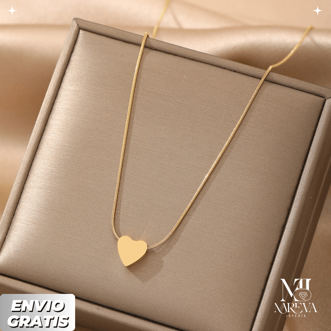 COLLAR CORAZON PASANTE | ENVÍO GRATIS