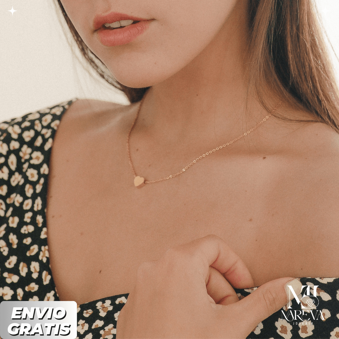 COLLAR CORAZON PASANTE | ENVÍO GRATIS