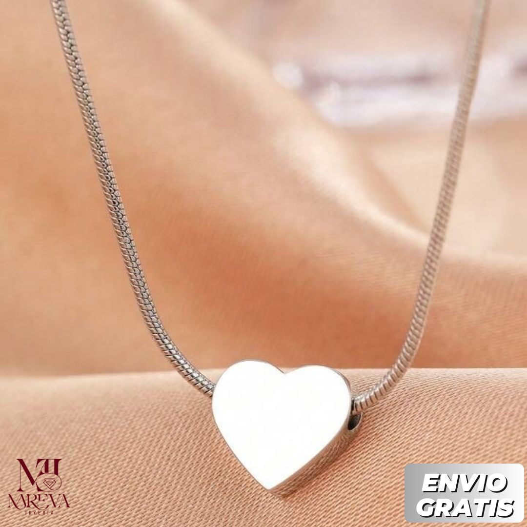 COLLAR CORAZON PASANTE | ENVÍO GRATIS