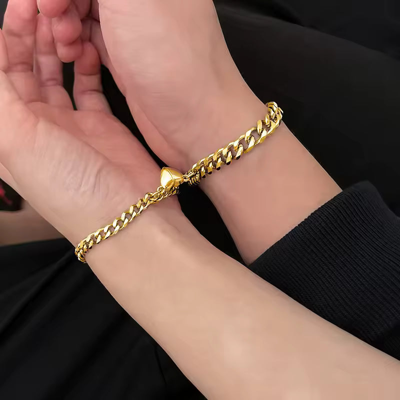 PULSERA CORAZÓN MÁGNETICO (PAREJAS) | ENVÍO GRATIS