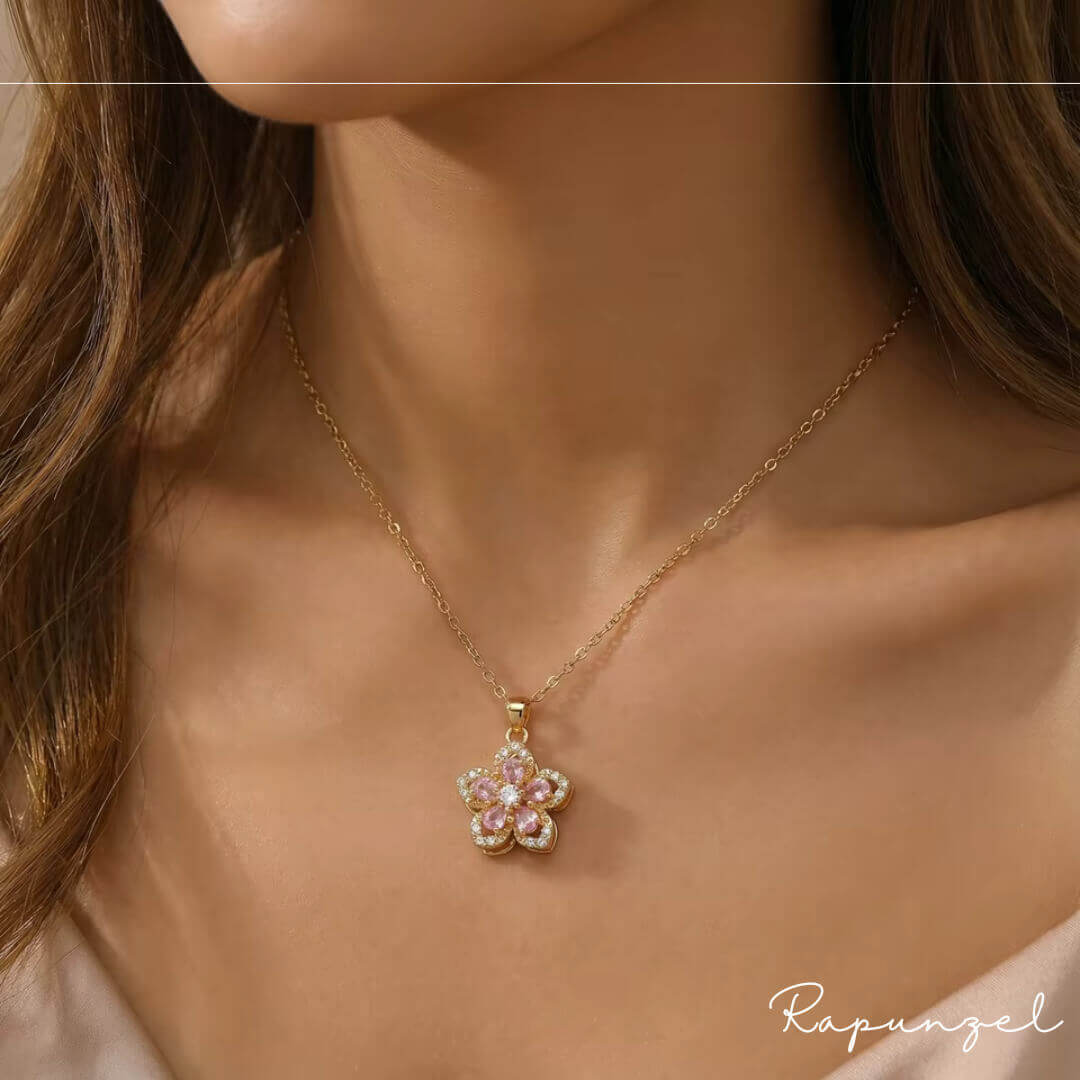 COLLAR RAPUNZEL GIRATORIO 🌸☀️🌷