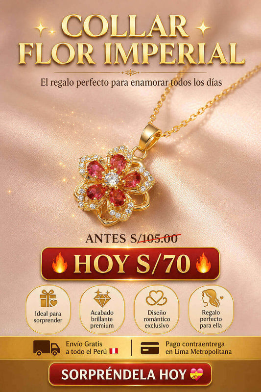 COLLAR FLOR IMPERIAL 🌸