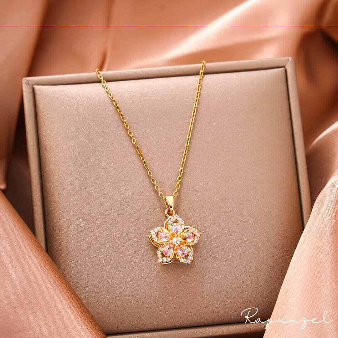 COLLAR RAPUNZEL GIRATORIO 🌸☀️🌷