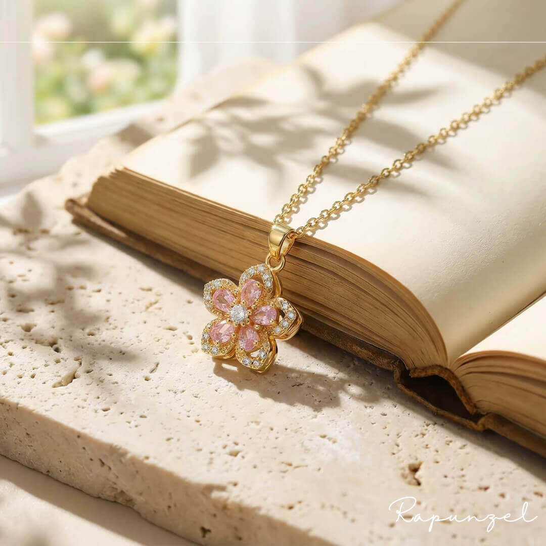 COLLAR RAPUNZEL GIRATORIO 🌸☀️🌷