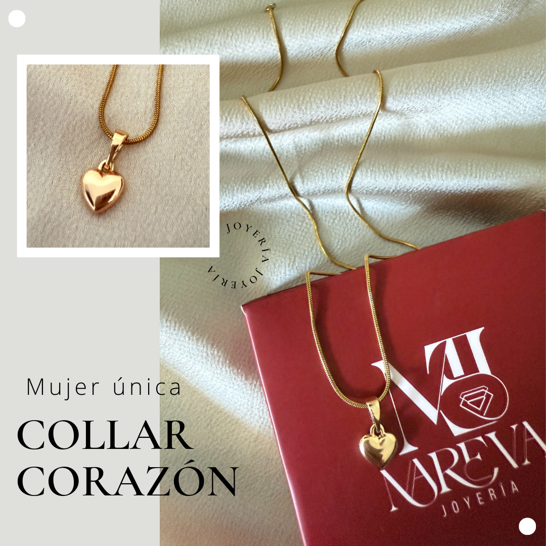 SET CORAZÓN (COLLAR Y PULSERA)| ENVÍO GRATIS