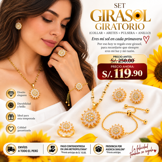 SET GIRASOL (Giratorio-Antiestrés)