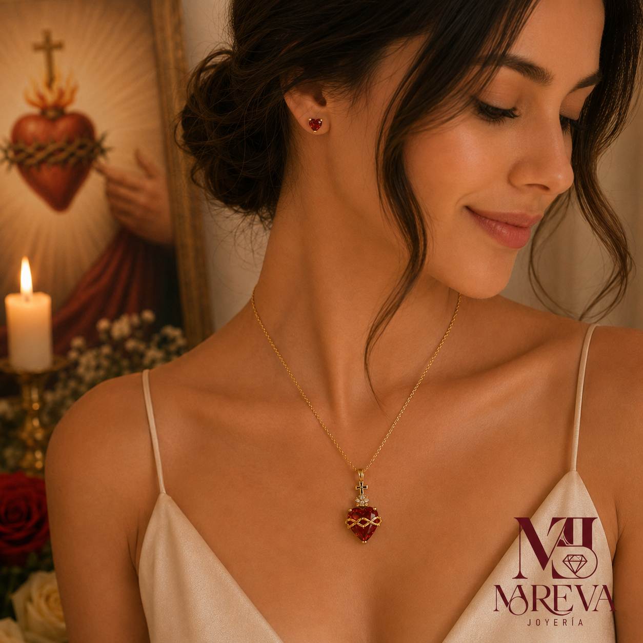 COLLAR SAGRADO CORAZON DE JESUS ❤️✝️