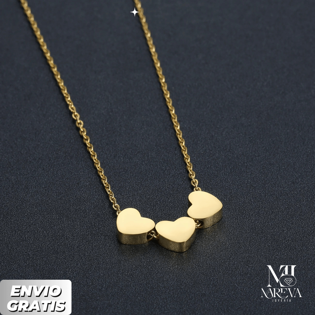 COLLAR CORAZON PASANTE x HIJ@ | ENVÍO GRATIS
