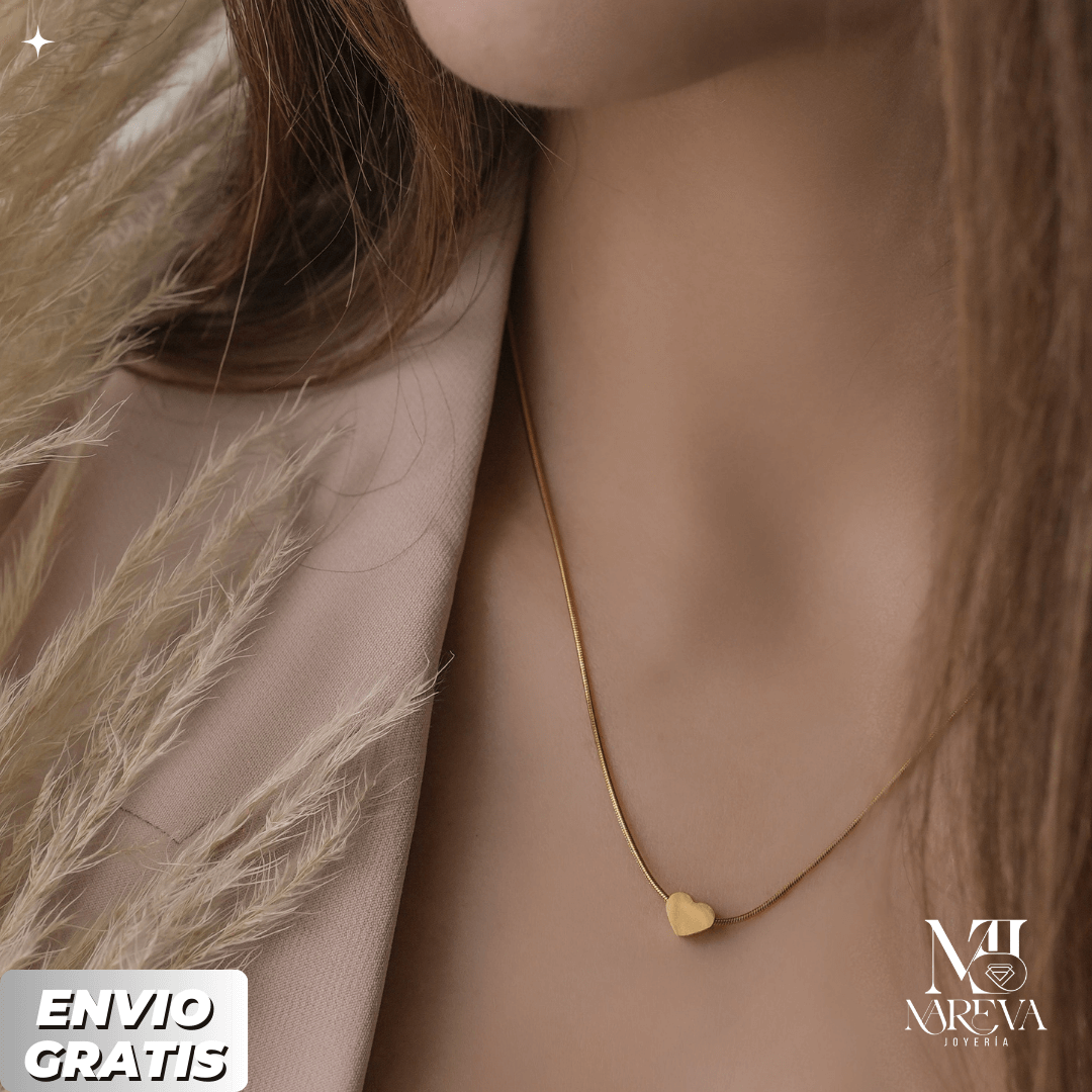 COLLAR CORAZON PASANTE x HIJ@ | ENVÍO GRATIS