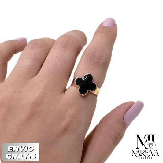 ANILLO TREBOL estilo VAN CLEEF| ENVÍO GRATIS