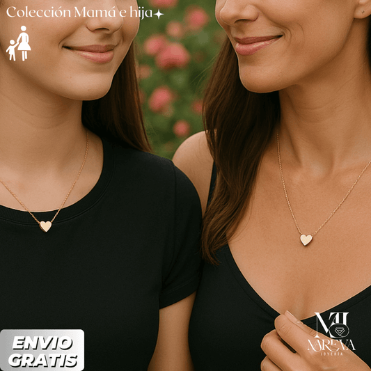 PROMO: COLLAR CORAZON PASANTE-MAMA E HIJA | ENVÍO GRATIS