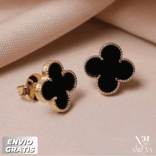 ARETE TREBOL estilo VAN CLEEF| ENVÍO GRATIS