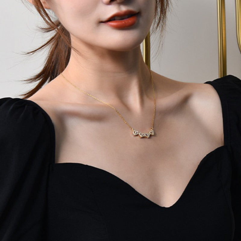 Collar Trébol de Corazones | ENVÍO GRATIS