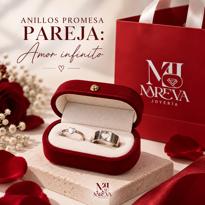 ANILLOS PROMESA PAREJA: Amor infinito