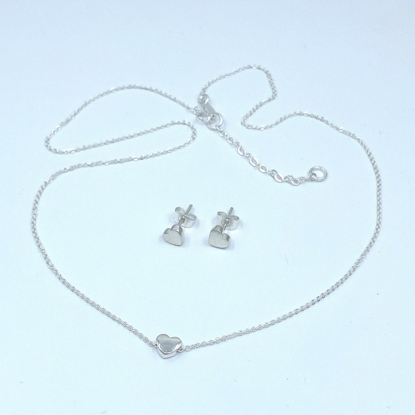COLLAR CORAZÓN PASANTE - PLATA FINA | ENVÍO GRATIS