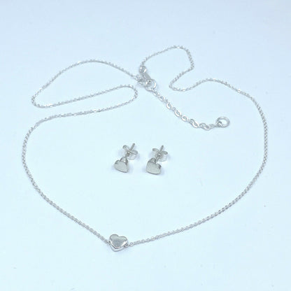 COLLAR CORAZÓN PASANTE - PLATA FINA | ENVÍO GRATIS