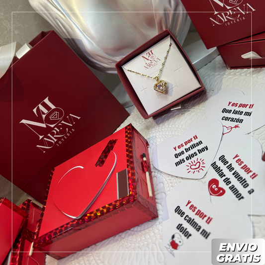 PACK ES POR TI: Collar Ocean Heart, Sellado con fuego | ENVÍO GRATIS